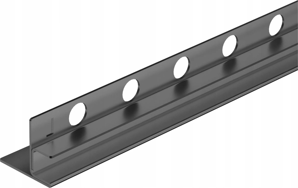 Balneo Üvegtartó Léc 170 cm Zuhanytálca Bal Gun Fém