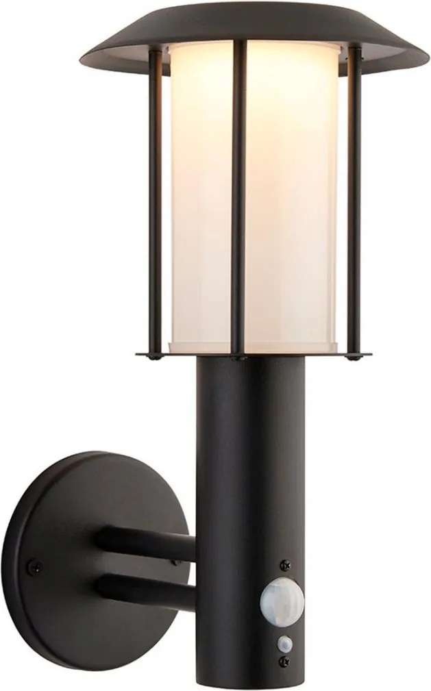 ENDON 106467 TARROW Klasszikus Kültéri Fali Lámpa Fehér, Fekete LED IP44