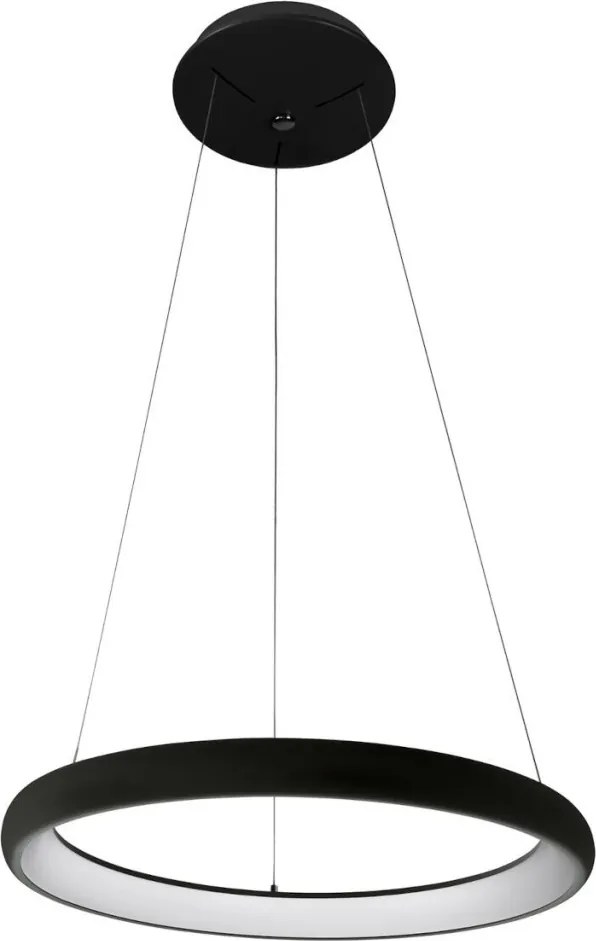 ITALUX 5280-840RP-BK-4 ALESSIA Modern Led Függesztett Lámpa Fehér, Fekete LED IP20