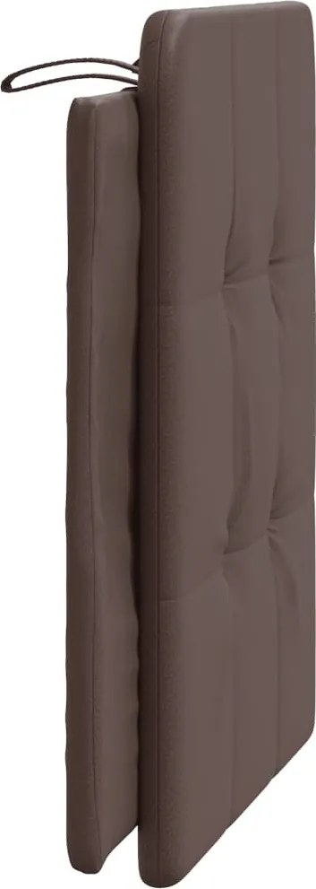 barna műbőr fejtámla párna Zadar 80 cm