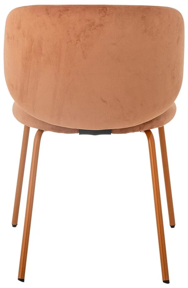 Narancssárga bársony étkezőszék szett 2 db-os Ponte – Bloomingville