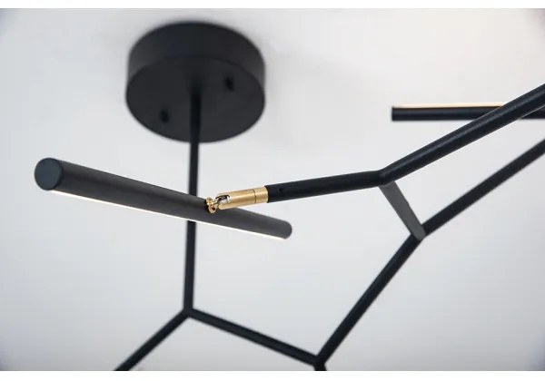 Zambelis 2072 - LED Dimmelhető csillár rúdon LED/68W/230V fekete