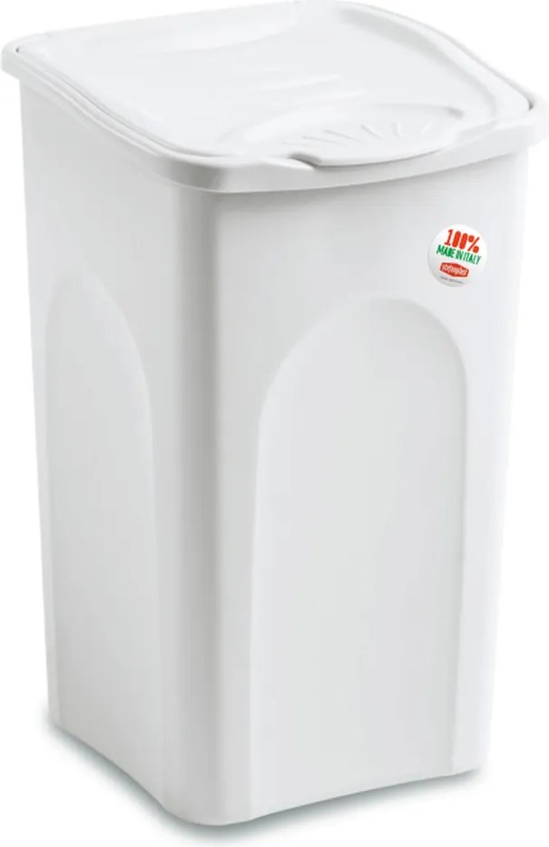 STEFANPLAST Primavera szennyeskosár 50 L, fehér