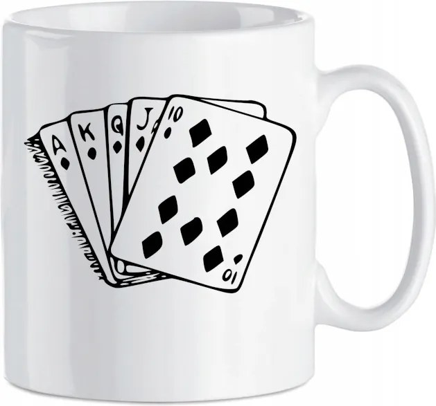 Póker bögre Kártyatartó Kerámia 330 ml