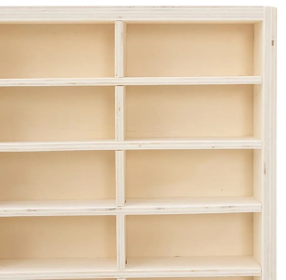 fa gyűjtői vitrin 56 rekesszel 40x4,5x60cm