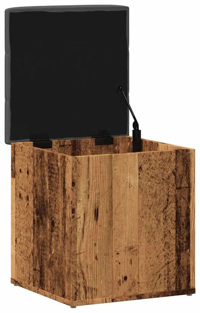 tárolópad antik fa 42 x 42 x 45 cm szerelt fa