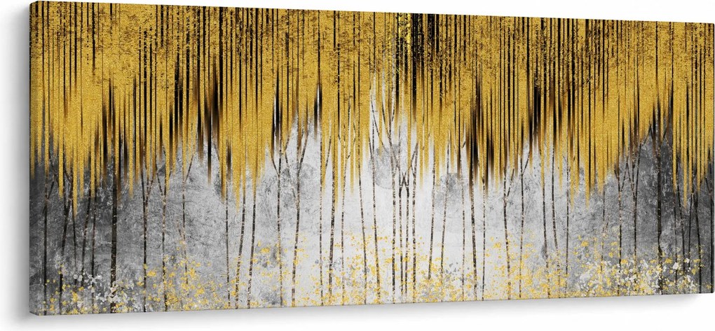 Kép - Arany vonalak (120x50 cm)