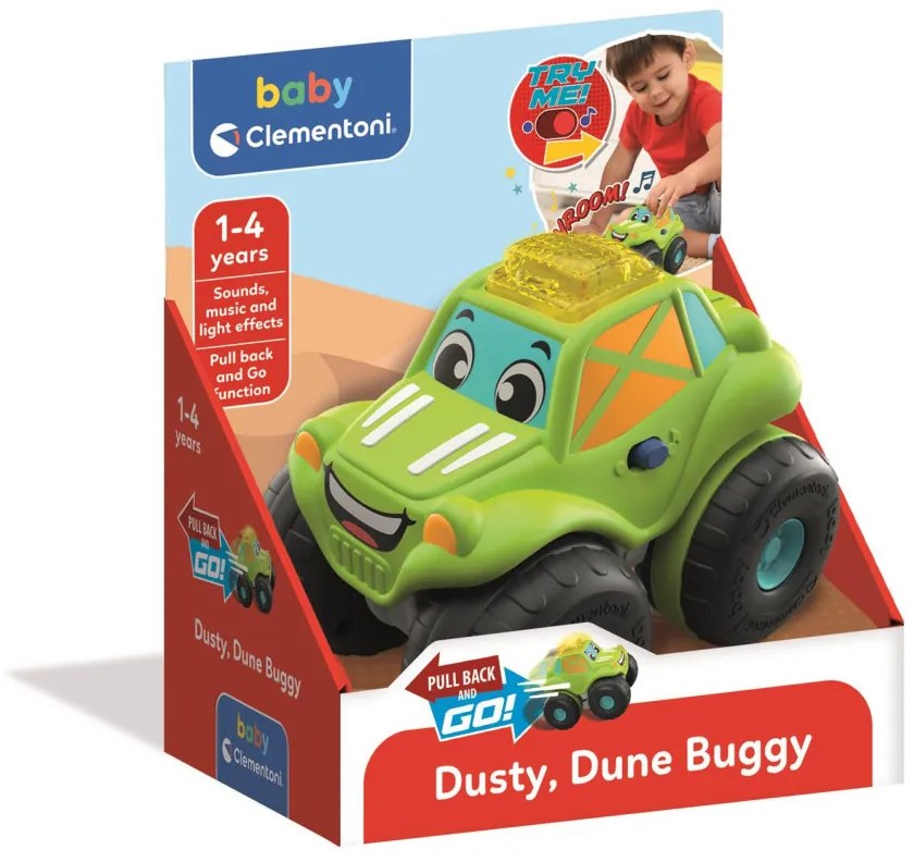 Homokfutó játékautó Dusty Clementoni