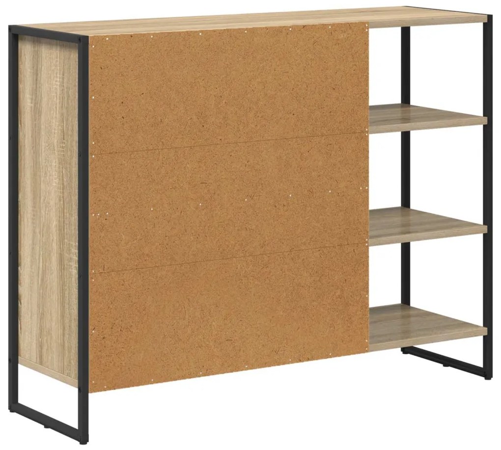 Oldalsó szekrény Sonoma 96.5 x 30 x 75 cm Faanyag