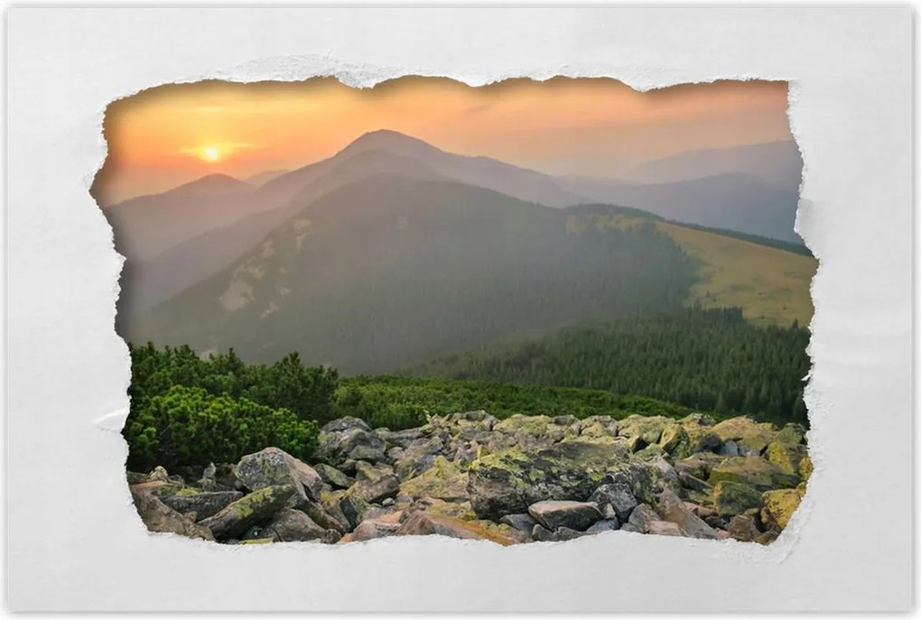 Poszterek 120x80 Hegyi táj Tájkép