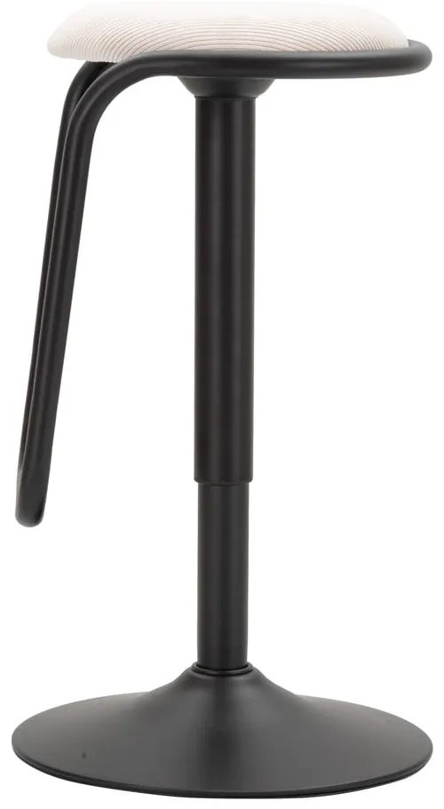 Fehér-fekete kárpitozott állítható magasságú bárszék (ülésmagasság 61 cm) Destiny – Mauro Ferretti