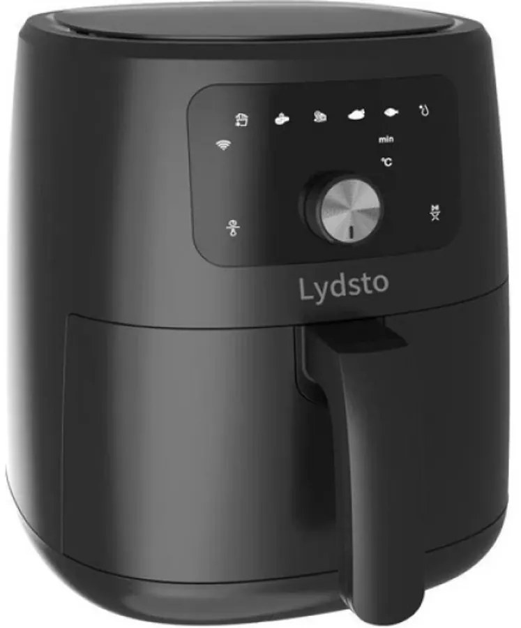 Lydsto XXL Airfryer 5L Nagy Kapacitású Okos Légsütő 1700w, fekete