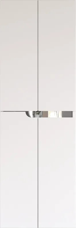Piramida BETA fali fürdőszoba - ÁLLÓSZEKRÉNY - fehér - 50 x 150 x 30 cm