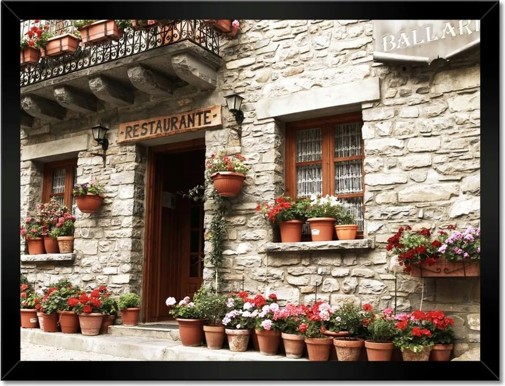 Poszterek keretben 40x30 Olasz étterem