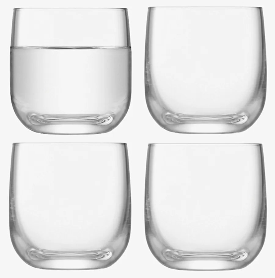 Sklenice Borough, 75 ml, čirá, set 4 ks - LSA International