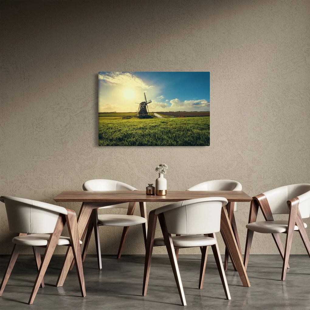 Kép - Szélmalom (90x60 cm)