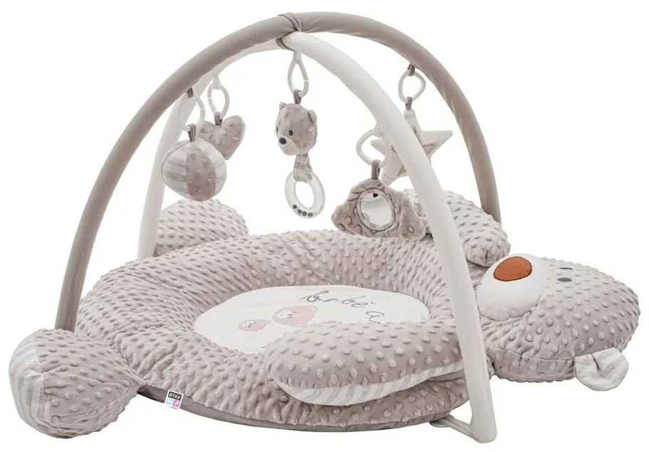 PlayTo luxus játszótakaró Minky,mackóval