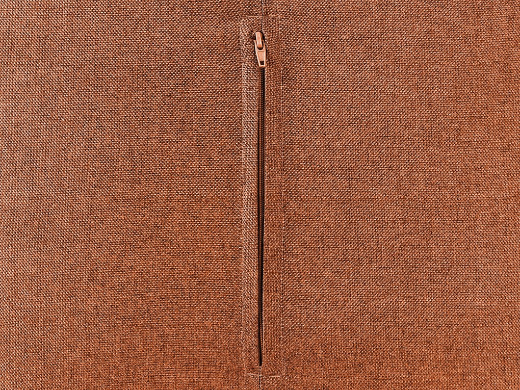 Barna puff 50 x 30 cm MUKKI Beliani