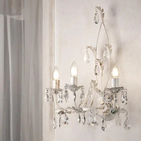 ONLI - Fali lámpa TERESA 3xE14/6W/230V fehér