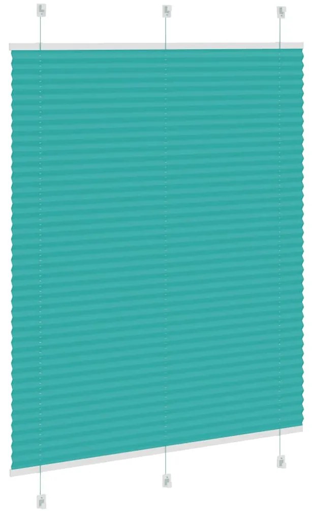 pliszírozott redőny Benzinzöld 110x150 cm szövetszélesség