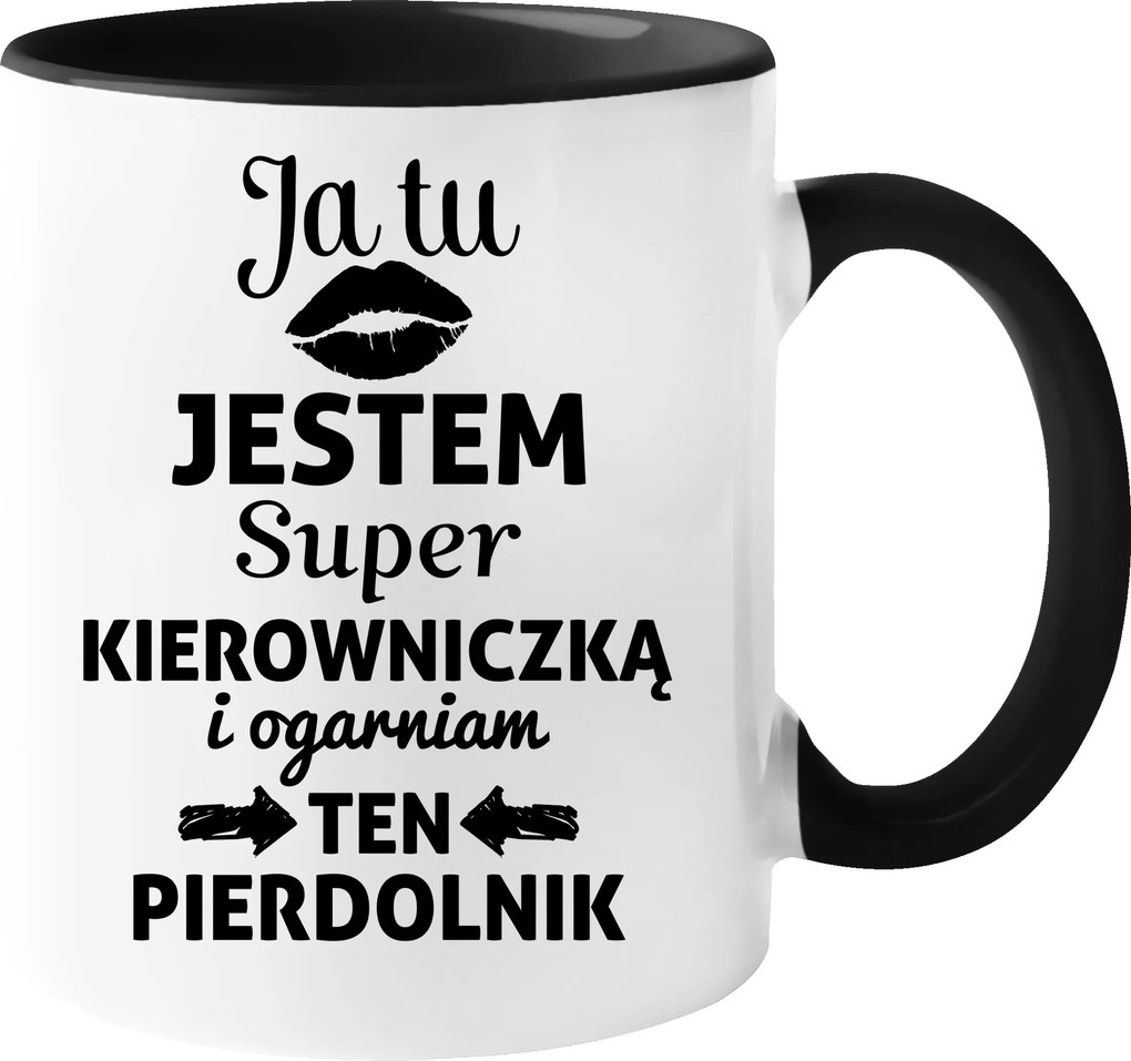 Bögre Én Itt Szuper Vezető Vagyok Születésnapi Ajándék 330ml Csomagolás