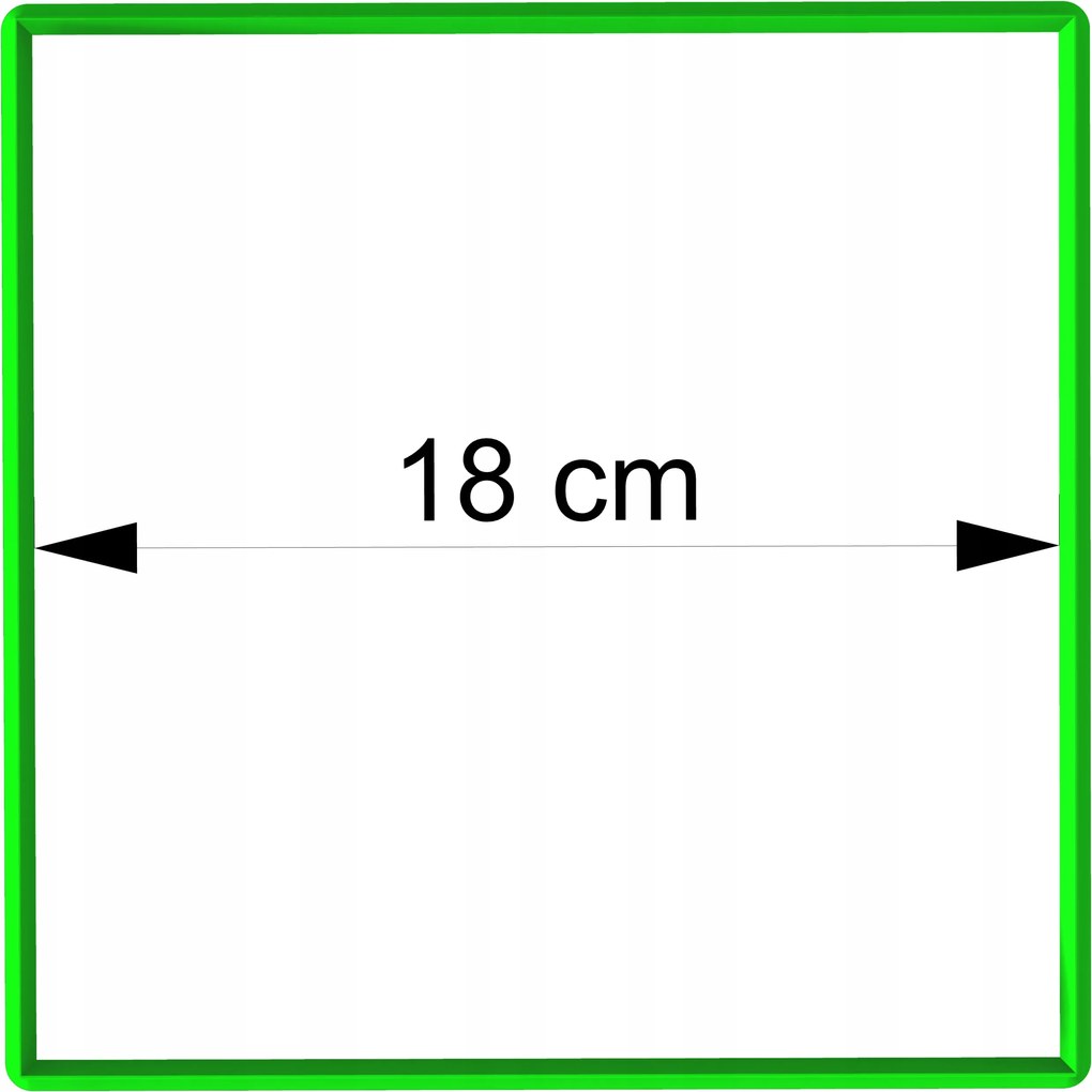 Foremka Lyukasztó Mézeskalács kiszúró geometrikus figurák Négyzet 18cm
