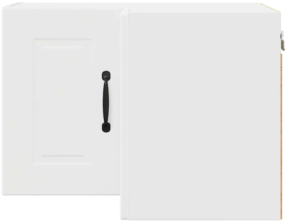 vidaXL Konyhaszekrény polcokkal ajtóval Fehér 57 x 57 x 40 cm Faanyag