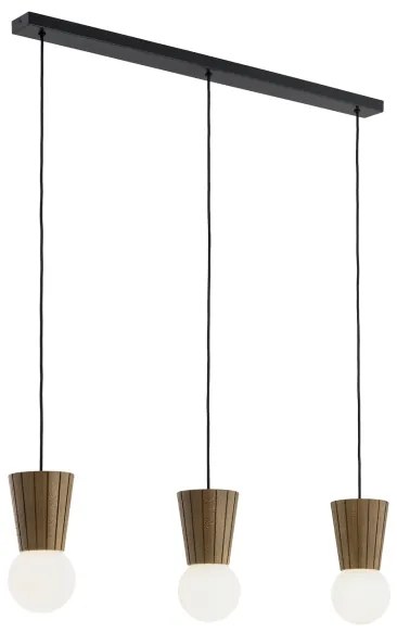 Argon 6358 - VOLANTE fürdőszobai függeszték kábellel 3xG9/6W/230V IP44 barna