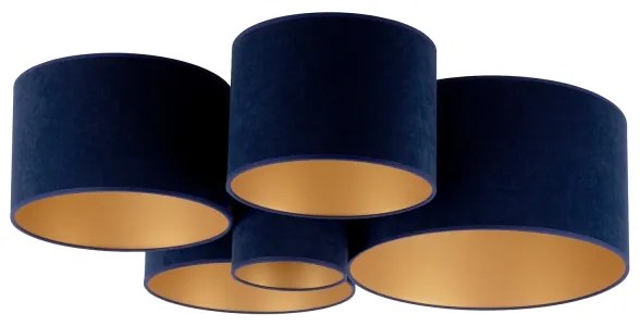 Duolla - Mennyezeti lámpa ROLLER PENTO 5xE27/60W/230V kék