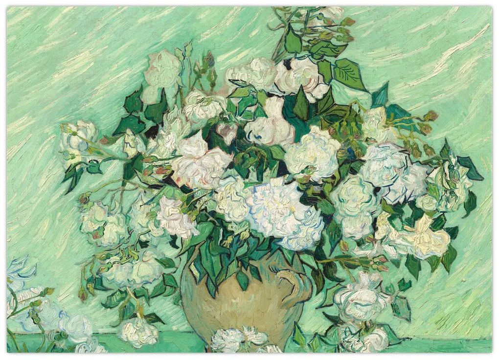 Kép - Vincent van Gogh, Roses, reprodukciók (70x50 cm)