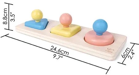 HAPE Montessori Tükrös Forma Puzzle - 10 hó+