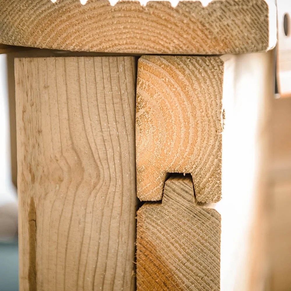 PONTAQUA TIMBER ovális fa medence 436 x 336 x 117 cm