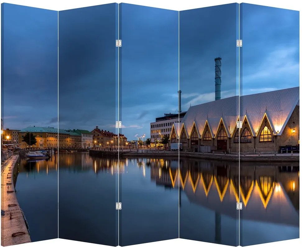 Paraván - Vízcsatorna - Göteborg (210x170 cm)