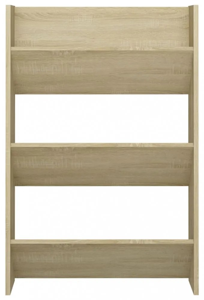 2 db sonoma-tölgy fali cipősszekrény 60 x 18 x 90 cm