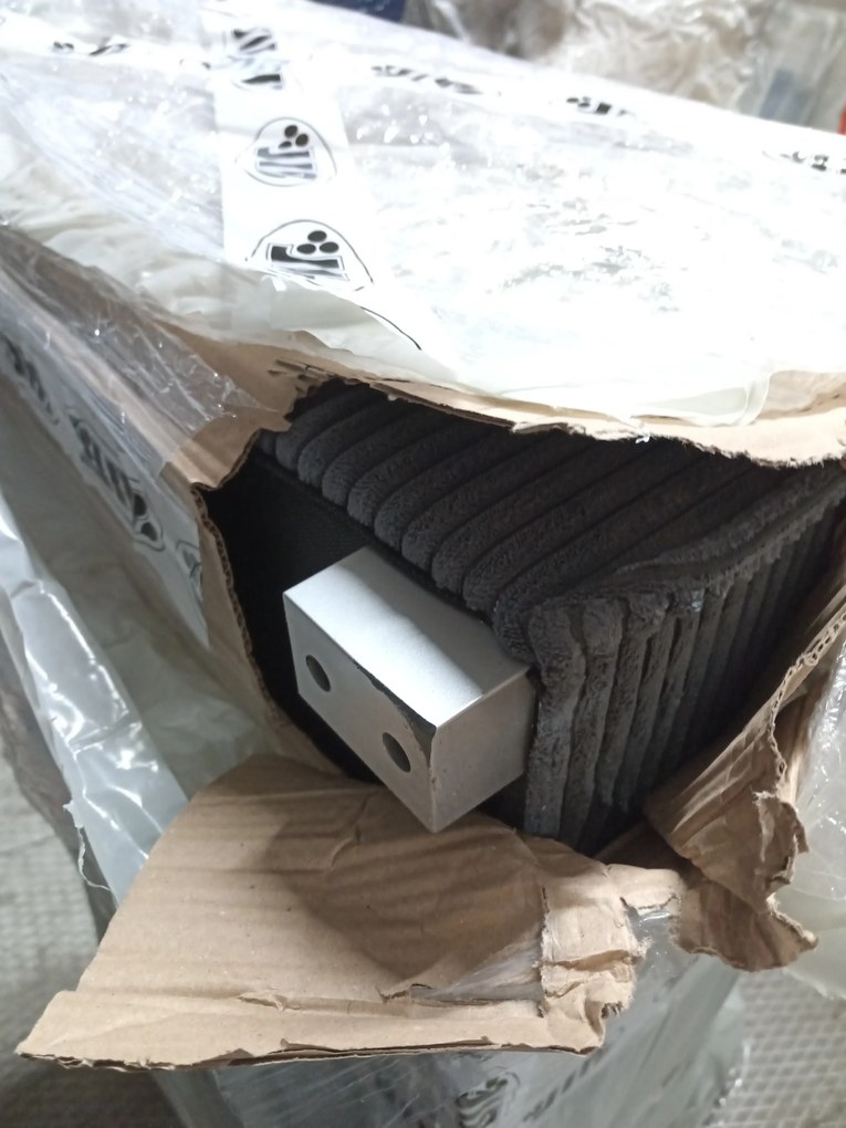 AKCIÓ Szürke U alakú ülőgarnitúra SMART COSARO 295x140 cm II. osztály