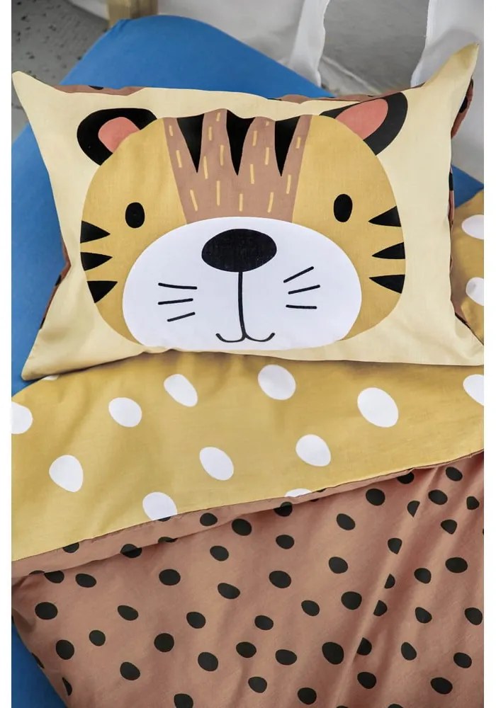 Egyszemélyes pamut gyerek ágyneműhuzat 140x200 cm Tiger – Bonami Selection