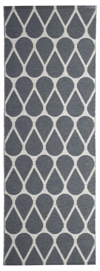 Sötétszürke kültéri-beltéri futószőnyeg 70x200 cm Otis Granit – Pappelina