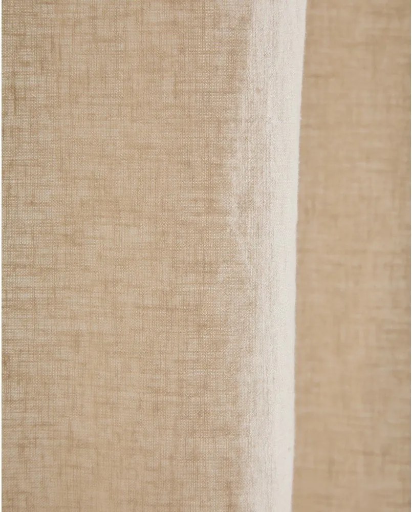 Bézs pamut függöny 140x270 cm Nolira – Kave Home