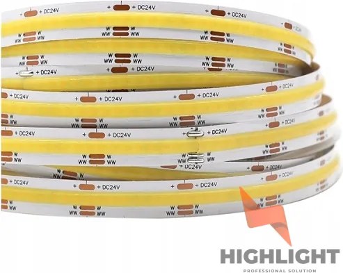 5m Led szalag Cob Cct 24V 16W 3000-6500K meleg/hideg 640LED/m Dual White