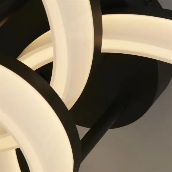 Searchlight 62793BK - Dimmelhető LED mennyezeti lámpatest TRIPLE LED/25W/230V