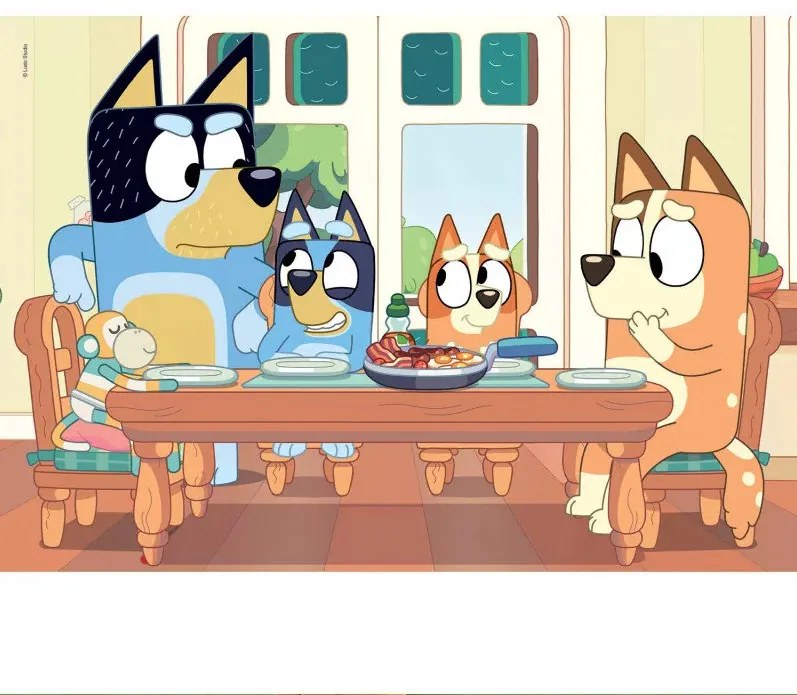 Bluey Family Time 2x20 db-os puzzle Clementoni