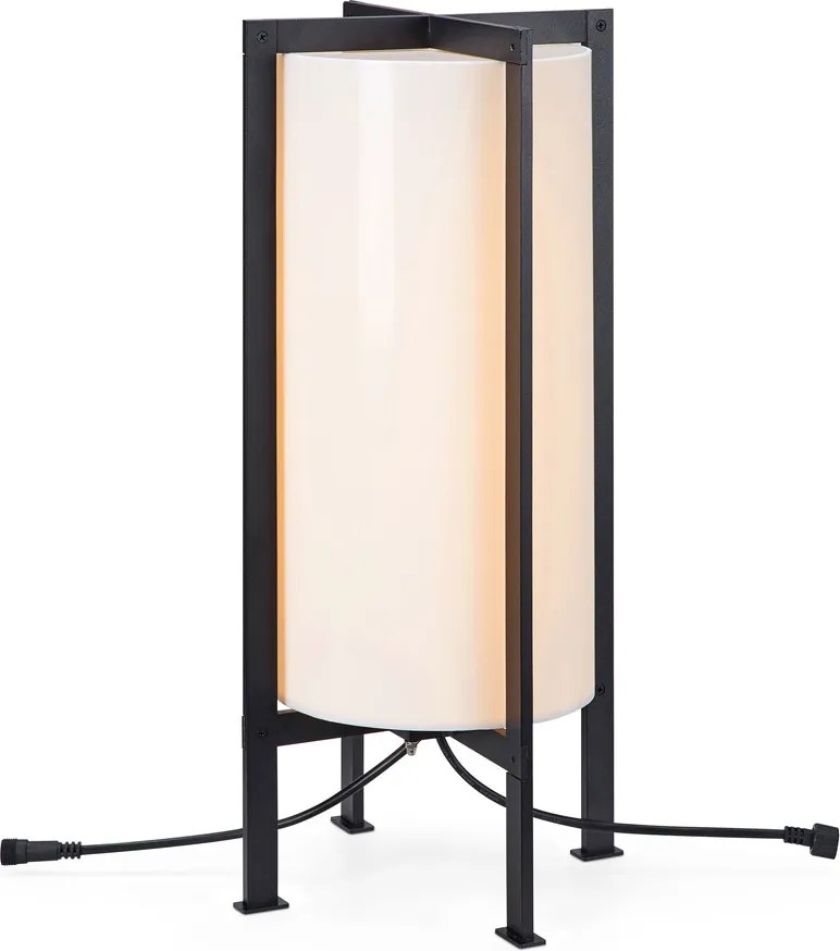 MARKSLÖJD 107987 GARDEN24 Kültéri Dekorációs Lámpa Fehér, Fekete LED IP44