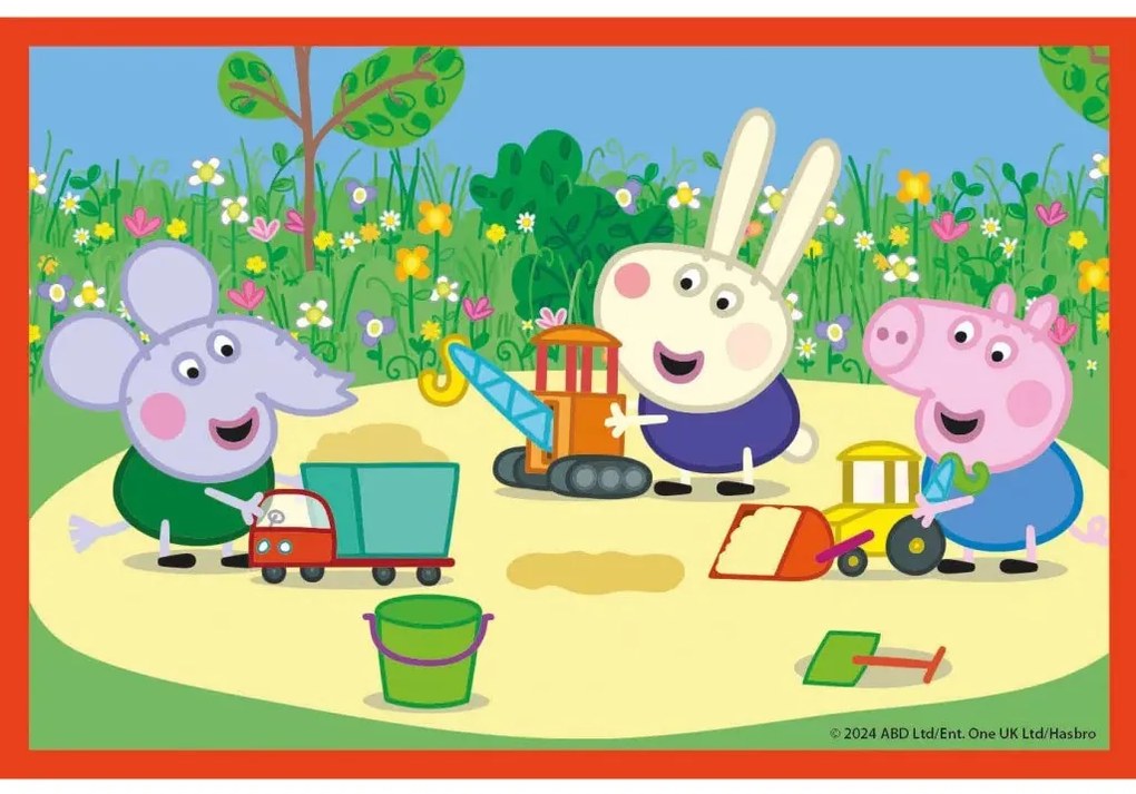 Peppa malac Duck Pond mesekocka 6 db-os Clementoni
