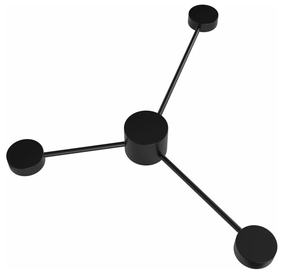 LED fali lámpa JOY 3xGX53/6W/230V fekete