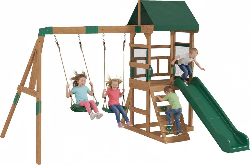 AIYAPLAY fa játszótorony | Aosom
