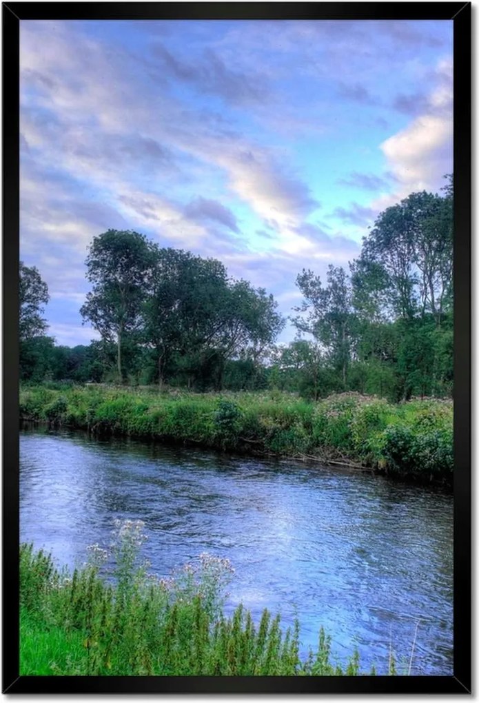 Poszterek keretben 40x60 Folyó este