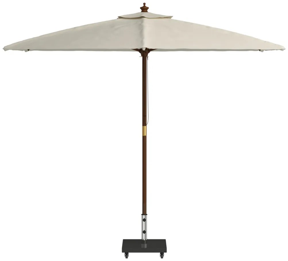 Kerekes Napernyő Talp Ø38/48mm Rúd Fekete Gránit 30 kg Négyzet