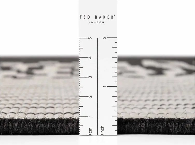 Fekete-krémszínű kültéri-beltéri szőnyeg 160x230 cm Haringey Acacia – Ted Baker