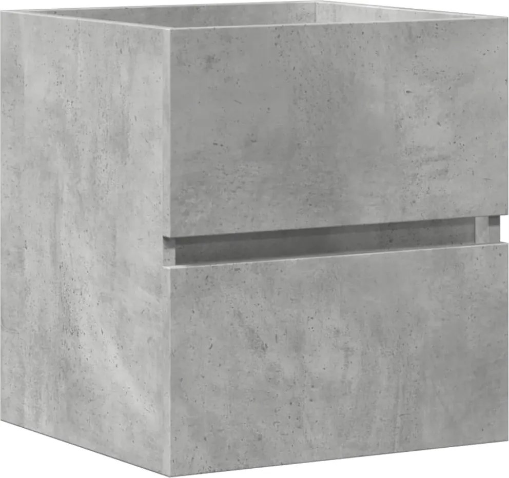 vidaXL betonszürke szerelt fa mosdószekrény 41 x 38,5 x 45 cm
