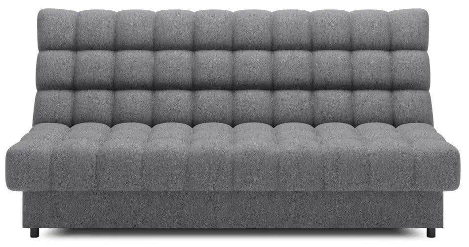 Szürke zsenília kinyitható-tárolóhelyes kanapé 197 cm Clareta – ELTAP